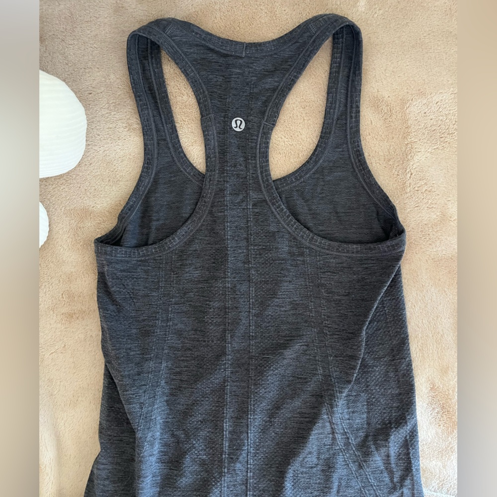 lululemon athletica Gray Tank Top